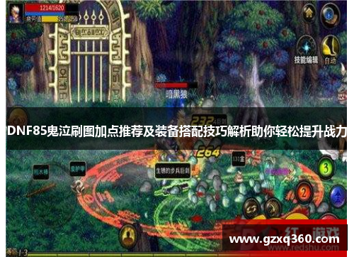 DNF85鬼泣刷图加点推荐及装备搭配技巧解析助你轻松提升战力